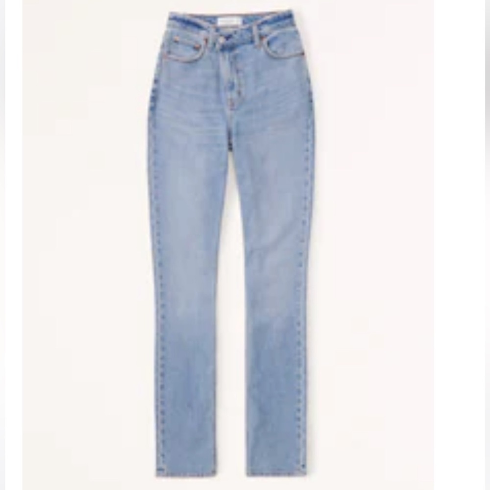 Abercrombie and fitch 90’s slim straight ultra high rise